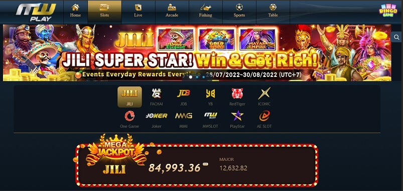 MWplay888 Casino interface